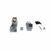 Picture of 1-5/8" Offset 5-3/4" L  Chrome Plated Die Cast Non-Lift-Off Self-Closing Edgemount Hinge