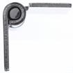 Picture of 2" L x 1-3/4" W Stainless Steel Left Hand Lift-Off Hinge