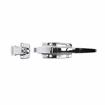 Picture of 3/4 to 1-5/8" Offset Polished Chrome Walk-In Cooler Door Safety Latch with Strike