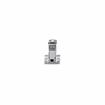 Picture of 3/4 to 1-5/8" Offset Polished Chrome Walk-In Cooler Door Safety Latch with Strike