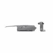 Picture of 3/4 to 1-5/8" Offset Polished Chrome Walk-In Cooler Door Safety Latch with Strike