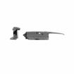 Picture of 3/4 to 1-5/8" Offset Polished Chrome Walk-In Cooler Door Safety Latch with Cylinder Lock and Strike