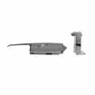 Picture of 1-5/8" to 2-1/2" Offset Polished Chrome Walk-In Cooler Door Safety Latch with Strike