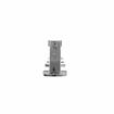 Picture of 1-5/8" to 2-1/2" Offset Polished Chrome Walk-In Cooler Door Safety Latch with Strike