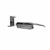 Picture of 1-5/8" to 2-1/2" Offset Polished Chrome Walk-In Cooler Door Safety Latch with Strike