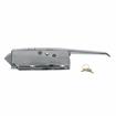 Picture of Polished Chrome Walk-In Cooler Door Safety Latch Body With Cylinder Lock Only - Less Strike