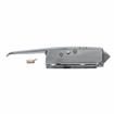 Picture of Polished Chrome Walk-In Cooler Door Safety Latch Body With Cylinder Lock Only - Less Strike