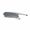 Picture of Polished Chrome Walk-In Cooler Door Safety Latch Body With Cylinder Lock Only - Less Strike