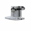 Picture of -1/8" To 3/8" Polished Chrome Adustable Strike For W19 Series Walk-In Cooler Door Safety Latch