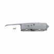 Picture of Heavy-Duty Polished Chrome Walk-In Cooler Door Safety Latch Body With Cylinder Lock Only - Less Strike
