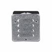 Picture of 5" x 5"  Aluminum Non-Heated Round Vent Port For 4" Thick Walk-In Coolers