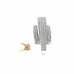 Picture of Heavy-Duty Satin Stainless Steel Walk-In Cooler Door Safety Latch Body With Cylinder Lock Only - Less Strike