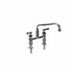 Picture of Encore® 6" OC Brass Chrome Plated Elevated Deck Mount Faucet with 12" Swivel Spout