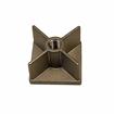 Picture of End cap, 40 mm sq. tube w/ M10inner thread, S/S (316ti)