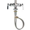 Picture of ENCORE Double Pantry Faucet, with Tubes and  16" Swivel  Spout